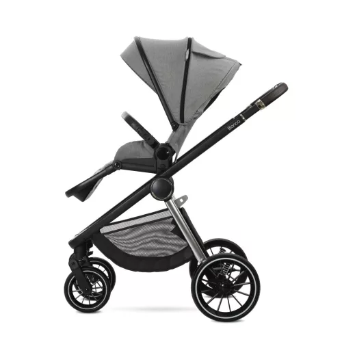 Lorelli Bianca 3az1-ben újszülött babakocsi Lorelli Aria Luxe hordozóval - Grey (2 doboz)