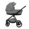 Lorelli Bianca 3az1-ben újszülött babakocsi Lorelli Aria Luxe hordozóval - Grey (2 doboz)