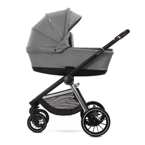 Lorelli Bianca 3az1-ben újszülött babakocsi Lorelli Aria Luxe hordozóval - Grey (2 doboz)