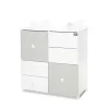 Lorelli Cupboard pelenkázó komód - White & Milky Green ÚJ