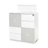 Lorelli Cupboard pelenkázó komód - White & Milky Green ÚJ