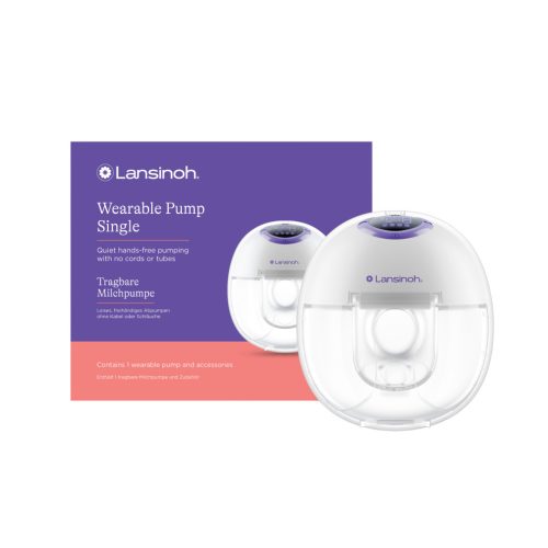 Lansinoh hordható mellszívó – 4 fázisú, egyes + AJÁNDÉK Soothies® regeneráló mellpárna szett