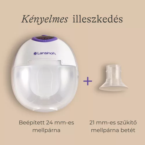 Lansinoh hordható mellszívó 4 fázisú – dupla