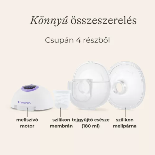 Lansinoh hordható mellszívó 4 fázisú – dupla