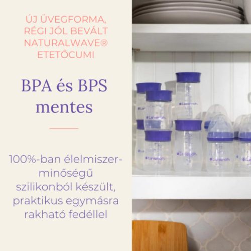 Lansinoh anyatejtároló palack fedéllel 160ml 4db