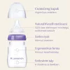 Lansinoh 2 db cumisüveg közepes folyású etetőcumival + 2 db fedéllel, 240 ml