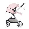 Chipolino Vista babakocsi mózessé alakítható sportrésszel - Pink Marshmallow