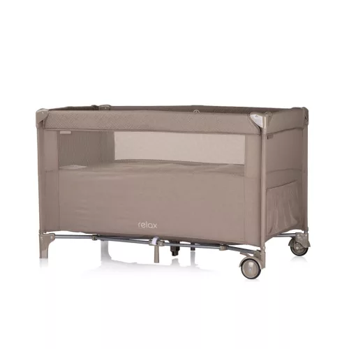 Chipolino Relax multifunkciós utazóágy - Tiramisu Linen