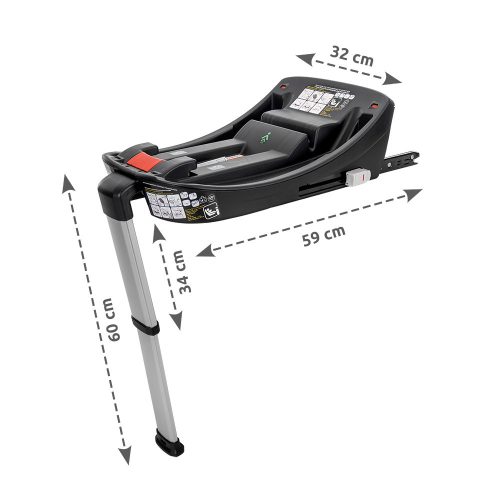 Lorelli Isofix bázistalp Aria Luxe 40x87 cm autóshordozóhoz
