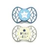 Nuvita Symmetric Air55 2db-os cumi szett 0+ - Powder Blue/Sage Green - csillag/álom 70652