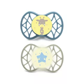   Nuvita Symmetric Air55 2db-os cumi szett 0+ - Powder Blue/Sage Green - zsiráf/csillag 70652