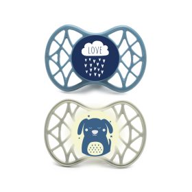   Nuvita Orthosoft Air55 2db-os cumi szett 6+ - Powder Blue/Sage Green - felhő/kutya 70842