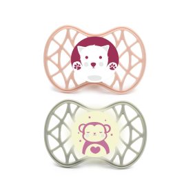   Nuvita Orthosoft Air55 2db-os cumi szett 6+ - English Rose/Sage Green - cica/majom 70842