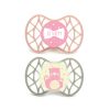 Nuvita Orthosoft Air55 2db-os cumi szett 6+ - English Rose/Sage Green - masni/maci 70842