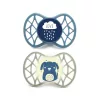 Nuvita Symmetric Air55 2db-os cumi szett 6+ - Powder Blue/Sage Green - felhő/kutya 70852