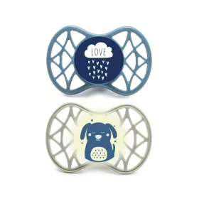   Nuvita Symmetric Air55 2db-os cumi szett 6+ - Powder Blue/Sage Green - felhő/kutya 70852