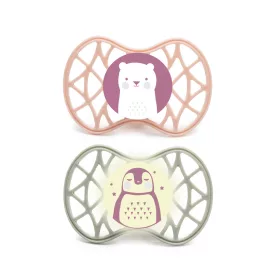   Nuvita Symmetric Air55 2db-os cumi szett 6+ - English Rose/Sage Green - maci/pingvin 70852