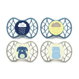   Nuvita Symmetric Air55 4db-os cumi szett 6+ - Powder Blue/Sage Green - 70854 felhő, kutya, maci