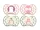 Nuvita Symmetric Air55 4db-os cumi szett 6+ - English Rose/Sage Green - 70854 maci, pingvin, behappy