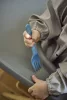 Nuvita vízálló ujjas előke - Powder Blue 4372