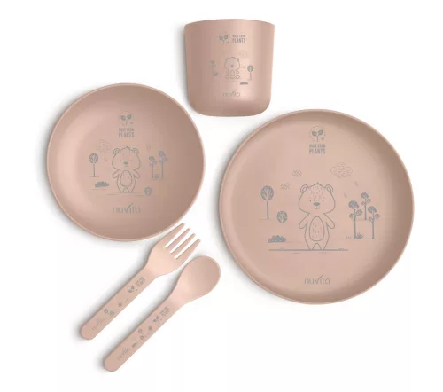 Nuvita 5 részes étkészlet - English Rose - 8465