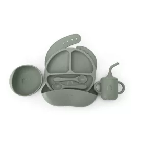 Nuvita 6 részes étkészlet - Sage Green - 8475