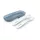 Nuvita 2Darabos kanál szett tárolóval - Powder blue - 8477
