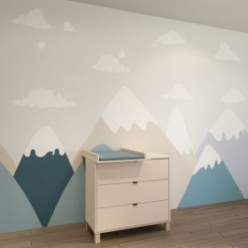   Todi Misty 3 fiókos komód pelenkázó toldalékkal - Kasmír (2 doboz)