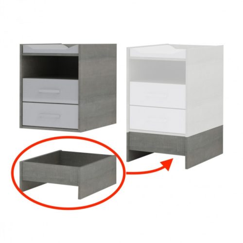 Todi Cube 2 magasító komód alá (a kombiágy komódját teszi önállóan használhatóvá)