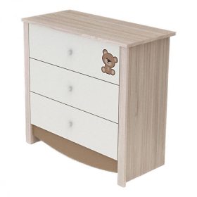 Todi Teddy 3 fiókos komód (2 doboz)