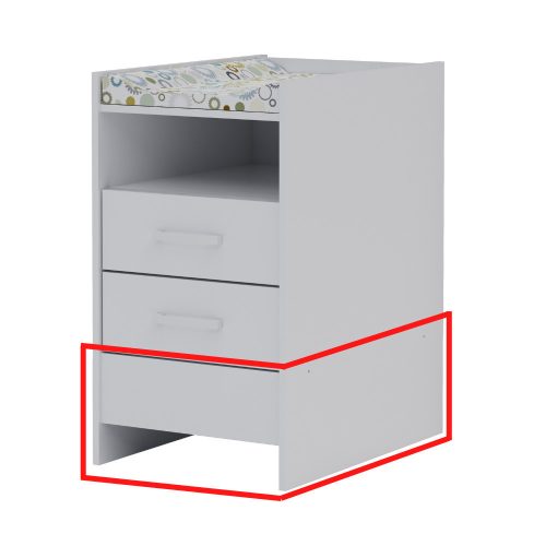 Todi White Bunny magasító komód alá (a kombiágy komódját teszi önállóan használhatóvá)