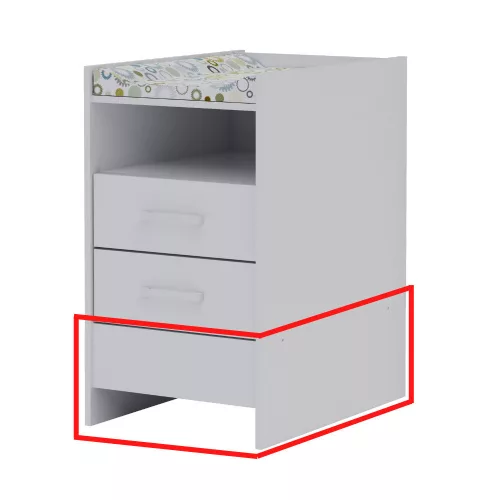 Todi White Bunny magasító komód alá (a kombiágy komódját teszi önállóan használhatóvá)