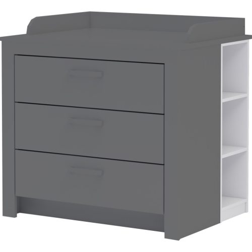 Todi White Bunny nyitott polc a pelenkázó toldalék alá