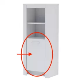 Todi White Bunny ajtó keskeny szekrényhez