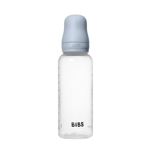 BIBS cumisüvegszett (Pasztellkék) 270 ml - natúr kaucsuk cumifejjel