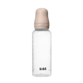   BIBS Cumisüvegszett 270 ml natúr kaucsuk cumifejjel - Púderrózsaszín 