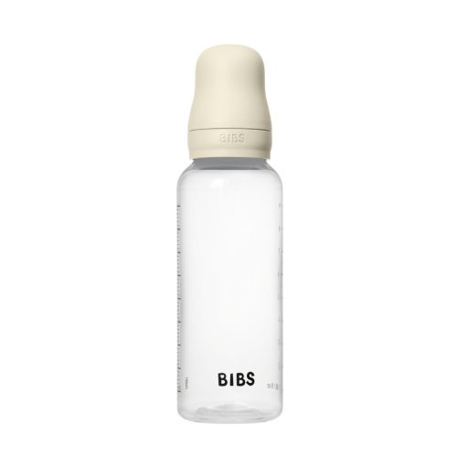 BIBS cumisüvegszett (Krémfehér) 270 ml - natúr kaucsuk cumifejjel