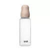 BIBS Cumisüvegszett 270 ml szilikon cumifejjel - Púderrózsaszín