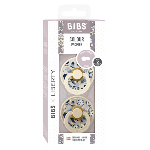 BIBS x Liberty 2-es szett Colour Bobo Cumi 6-18 hó - Krémfehér Mix