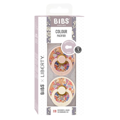 BIBS x Liberty 2-es szett Colour Nyári Virágzás Púder Mix, 0-6 hó