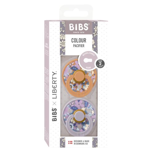 BIBS x Liberty 2-es szett Colour Nyári Virágzás Sütőtök Mix, 6-18 hó