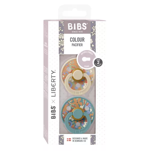 BIBS x Liberty 2-es szett Colour Cumi 6-18 hó - Nyári Virágzás Vanília Mix