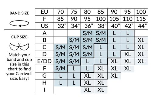 Carriwell 2db-os original szoptatós melltartó - Fekete/Bézs XL