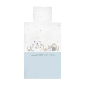 Lorelli 3 részes ágynemű garnitúra - Happy Friends Blue