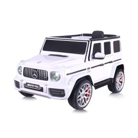Chipolino Mercedes AMG G63 elektromos autó - white leather
