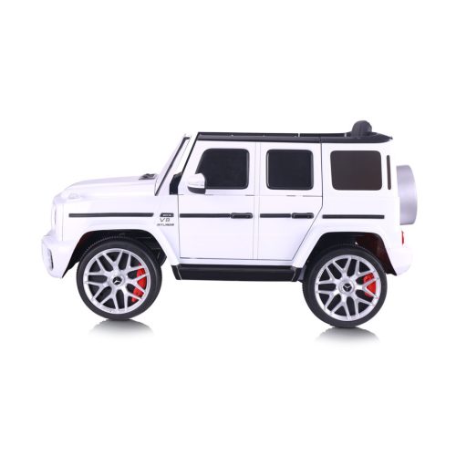 Chipolino Mercedes AMG G63 elektromos autó - white leather