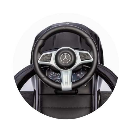 Chipolino Mercedes Benz C-Class bébitaxi tolókarral - blue