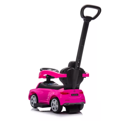Chipolino Mercedes Benz C-Class bébitaxi tolókarral - pink