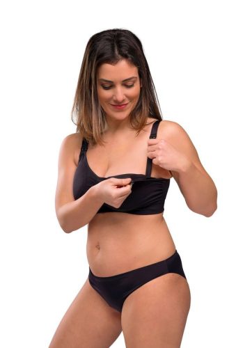 Carriwell Betétes szoptatós melltartó - Fekete M