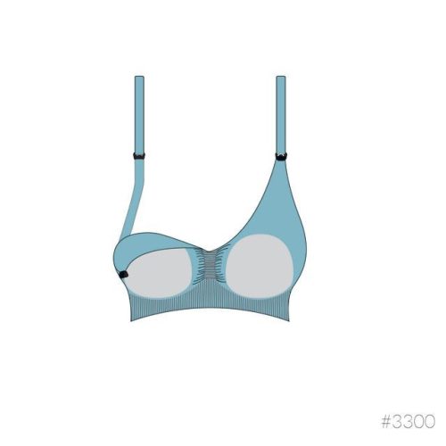 Carriwell Betétes szoptatós melltartó - Fekete M